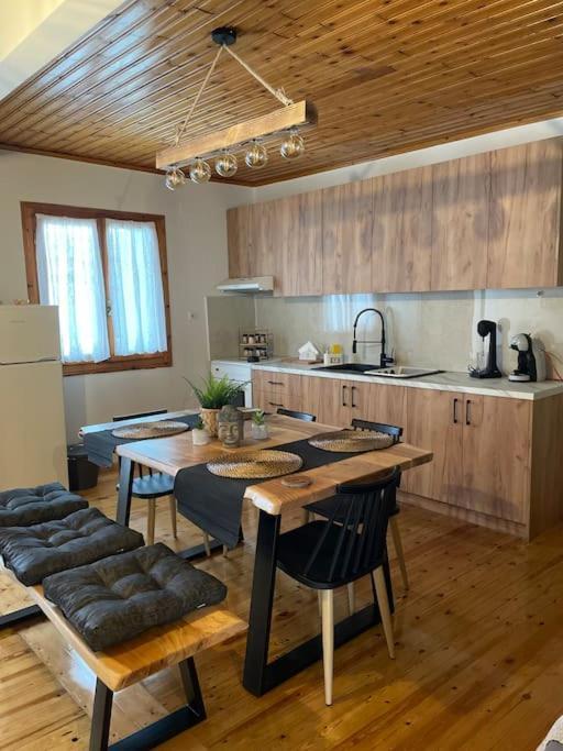 Appartamento Politis' Wooden House Vassiliki Esterno foto